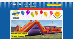 Desktop Screenshot of kidzkarnival.com